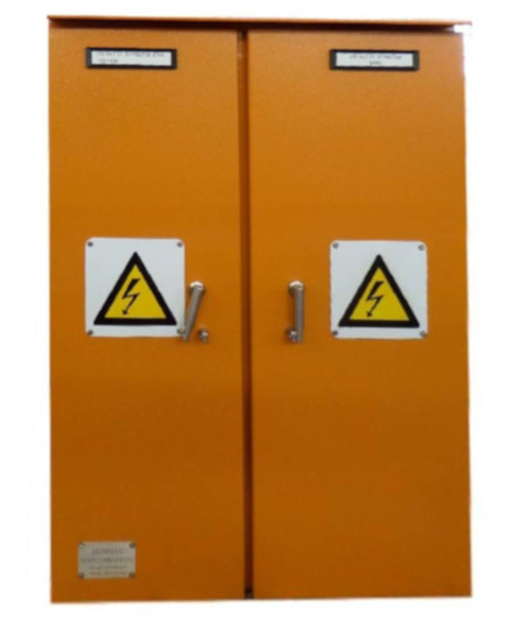 Double door surface-mounted enclosures