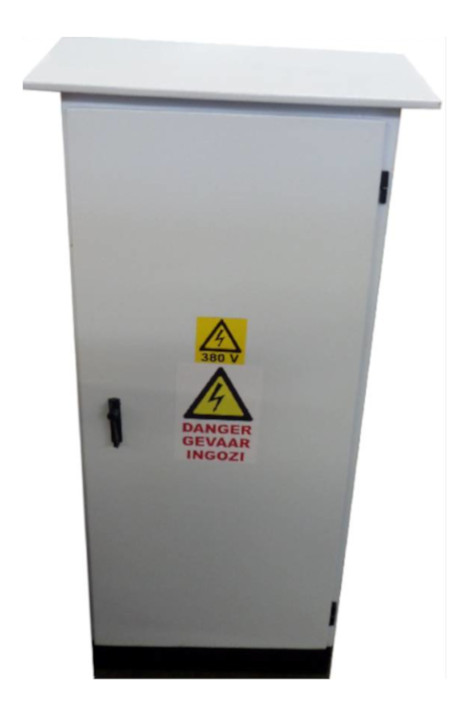 Floor standing single door kiosk